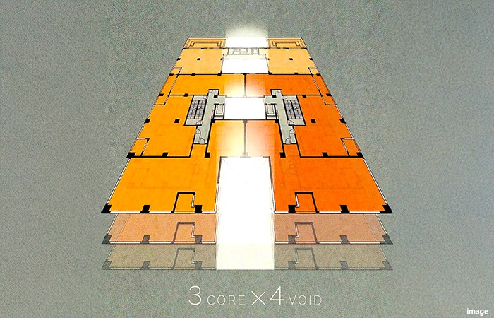 建物設計概念図｜パークハウス赤坂新坂