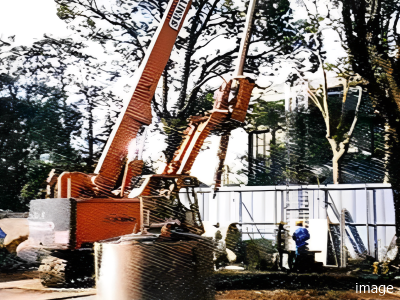 アースドリル工法｜パークハウス赤坂新坂